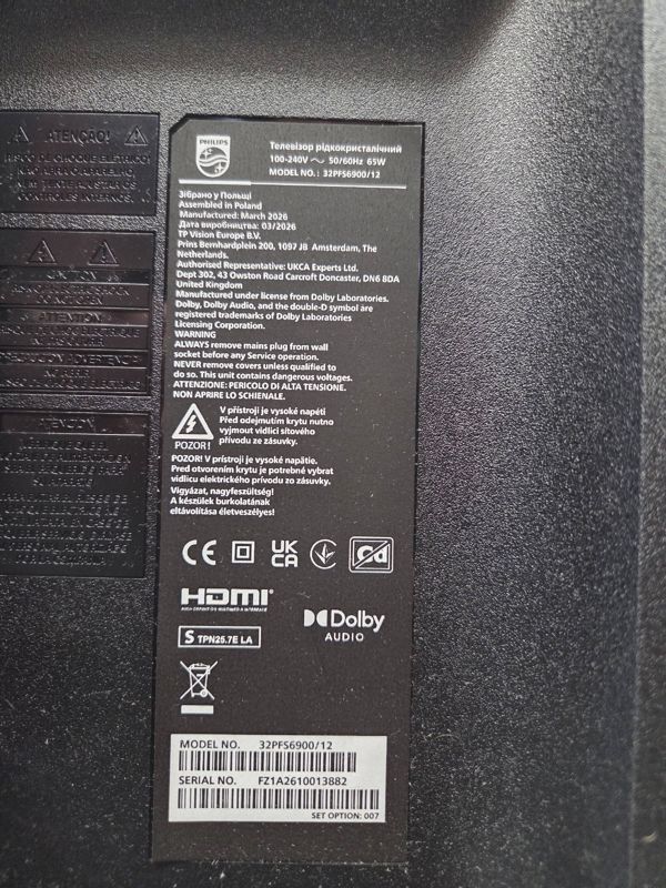 Telewizor Philips 32PFS6900/12 LED 32'' Full HD Titan OS Ambilight [outlet]