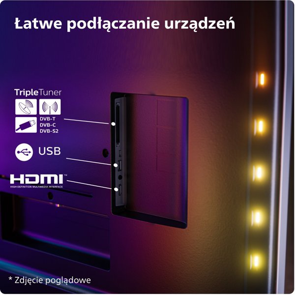 Telewizor Philips 65PUS8209/12 QLED 65'' 4K Ultra HD Titan OS Ambilight