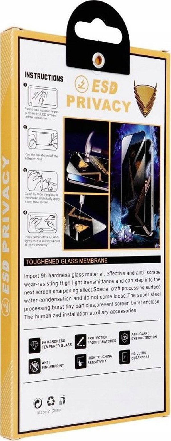 TelForceOne Szklo Hartowane OG Premium Privacy Glass - do Samsung Galaxy A23 5G czarny
