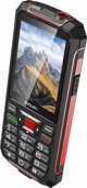 Έξυπνο τηλέφωνο Evolveo EVOLVEO StrongPhone W4, αδιάβροχο ανθεκτικό Dual SIM τηλέφωνο, μαύρο-κόκκινο