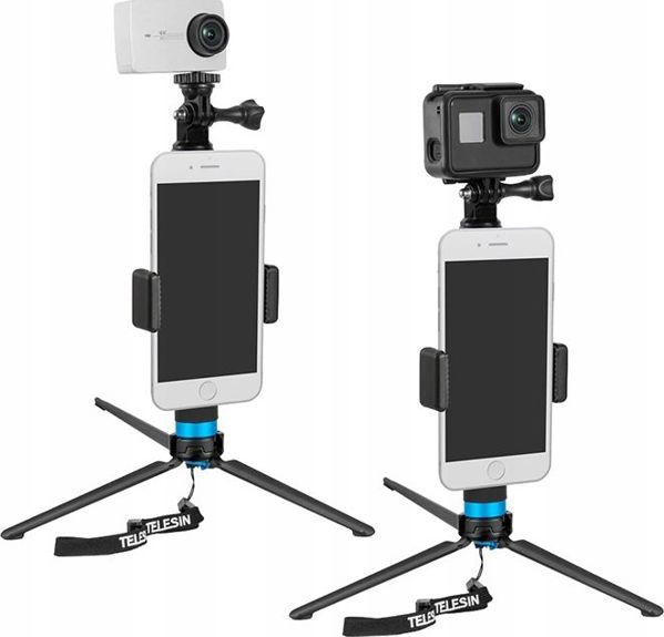 Telesin GP-MNP-090-S Selfie Stick & Τρίποδο για Αθλητικές Κάμερες