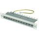 TELEGRTNER 10 Patch panel 255 mm, RAL 7035, MPP12-HS K Cat.6A