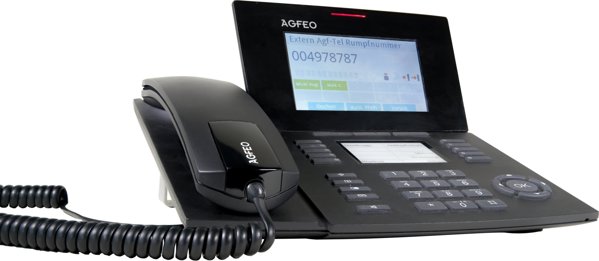 Agfeo ST56 SENSORfon IP Τηλέφωνο με Οθόνη LCD, Μαύρο