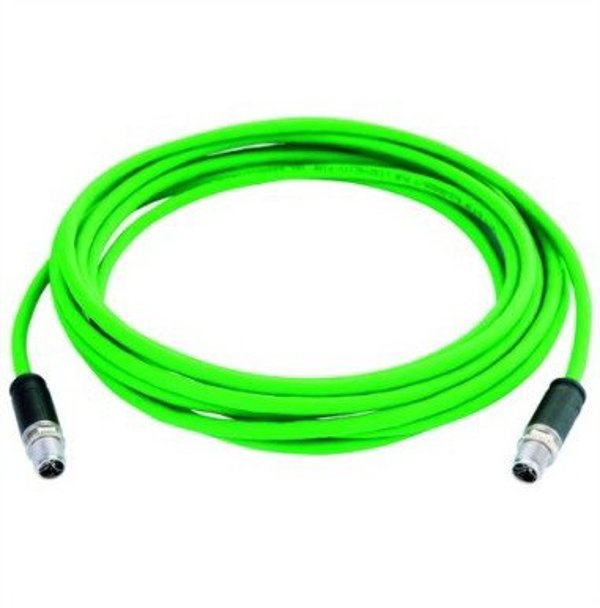 TELEGRTNER STX M12x1-M12x1 VL X-coded Cat.6A, CP01CP01B-SFTP2607C7-1PUR-A0100, 1 m