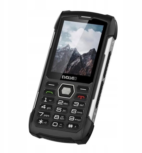 Evolveo StrongPhone H1 Ανθεκτικό Κινητό Dual SIM Μαύρο-Ασημί