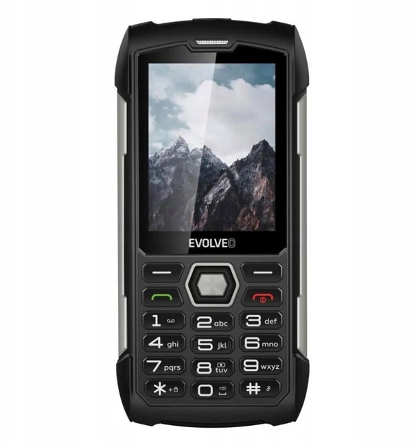 Evolveo StrongPhone H1 Ανθεκτικό Κινητό Dual SIM Μαύρο-Ασημί