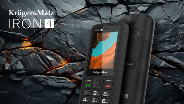 Kruger&Matz IRON 4 Smartphone 4G - Ανθεκτικό Κινητό Τηλέφωνο