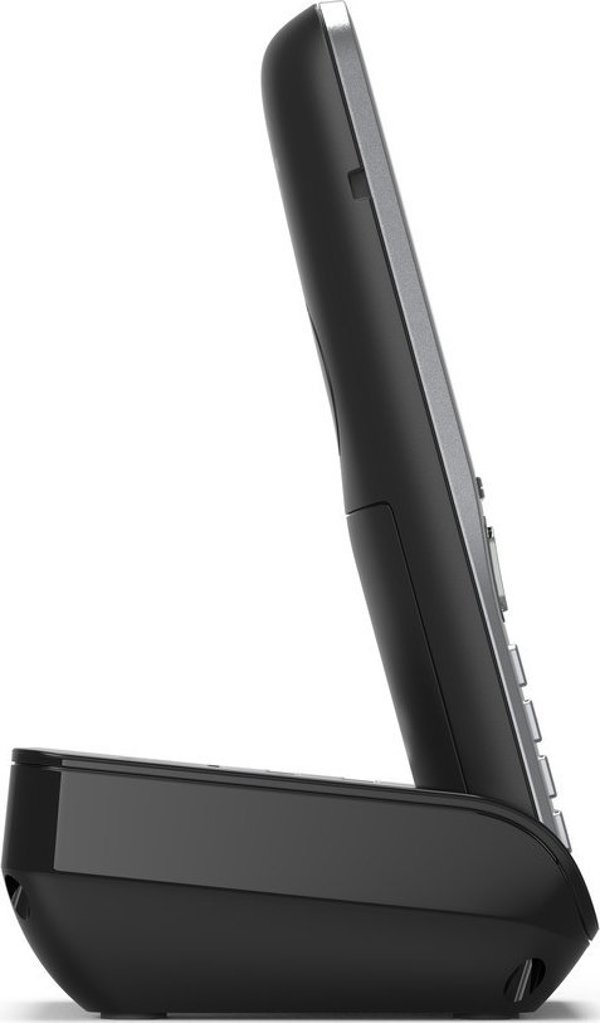 Gigaset COMFORT 500A Αναλογικό Τηλέφωνο DECT, 2.2" Οθόνη, Τηλεφωνικός Κατάλογος 200 Επαφών, Ασημί/Μαύρο
