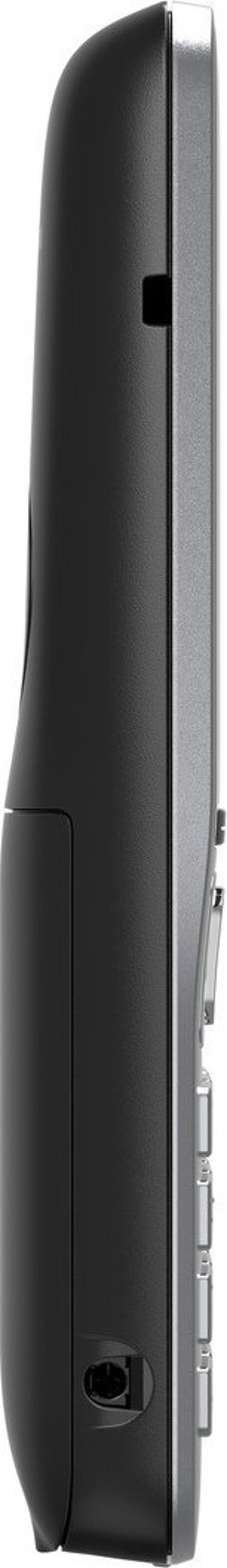Gigaset COMFORT 500A Αναλογικό Τηλέφωνο DECT, 2.2" Οθόνη, Τηλεφωνικός Κατάλογος 200 Επαφών, Ασημί/Μαύρο