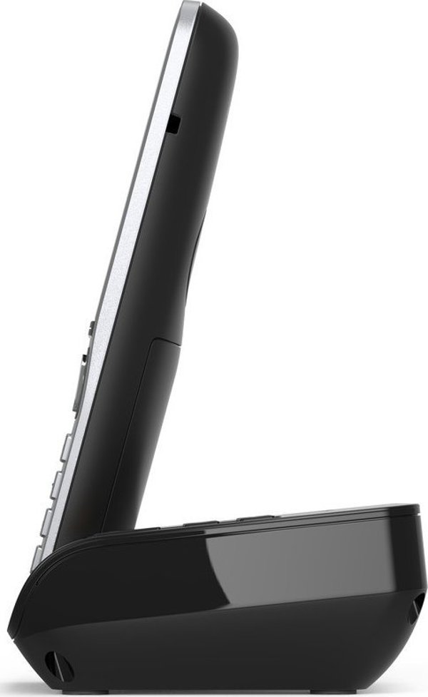 Gigaset COMFORT 500A Αναλογικό Τηλέφωνο DECT, 2.2" Οθόνη, Τηλεφωνικός Κατάλογος 200 Επαφών, Ασημί/Μαύρο