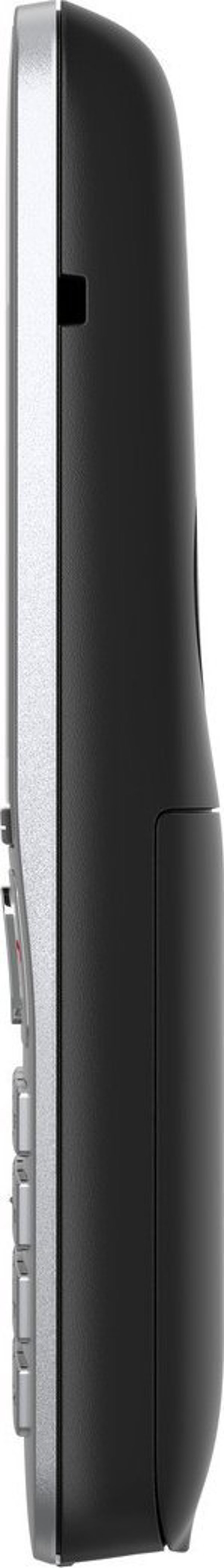 Gigaset COMFORT 500A Αναλογικό Τηλέφωνο DECT, 2.2" Οθόνη, Τηλεφωνικός Κατάλογος 200 Επαφών, Ασημί/Μαύρο