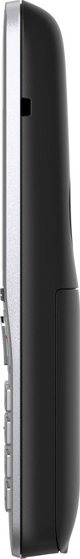 Gigaset COMFORT 500A Αναλογικό Τηλέφωνο DECT, 2.2" Οθόνη, Τηλεφωνικός Κατάλογος 200 Επαφών, Ασημί/Μαύρο