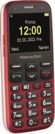 Doro Primo 368 Κινητό Τηλέφωνο με Υποδοχή MicroSD & 3.5mm Jack, Κόκκινο