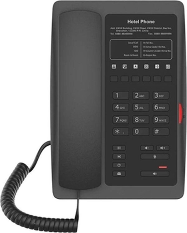Τηλέφωνο Fanvil Fanvil Hotel Phone H3 τηλέφωνο VoIP Μαύρο