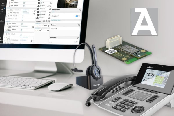 Agfeo ST56 IP Τηλέφωνο Γραφείου, Ενσύρματο, Οθόνη LCD, 5000 Επαφές, Ασημί