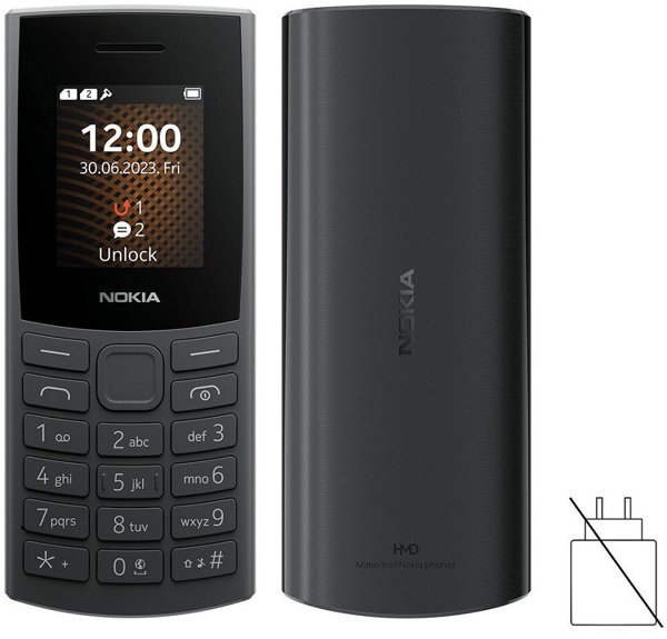 Κινητό τηλέφωνο Nokia 105 4G μαύρο (2024) EU