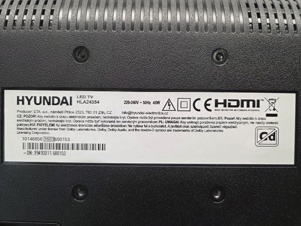 Telewizor Hyundai HLA24354 LED 24'' HD Ready Android  [outlet]