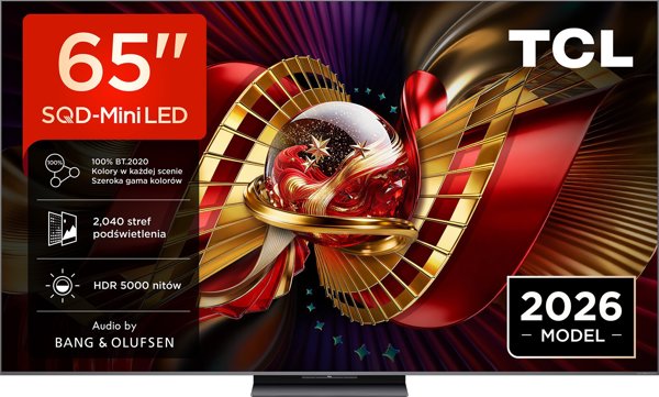 TCL 65C8L 4K UHD Mini-LED Smart TV 65" - Μαύρο