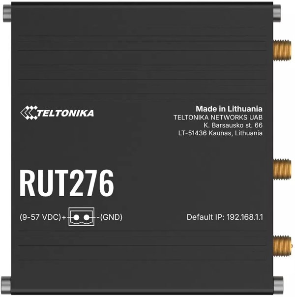TELTONIKA NETWORKS RUT276 Compact Redcap 5G Router