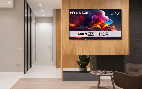Hyundai Smart TV 43'' Full HD FLM43TS349SMART - 2xHDMI, 1xUSB, 16W