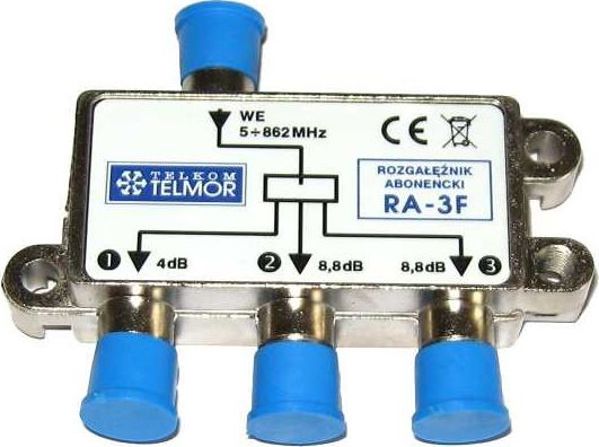 Διακλαδωτής Κεραίας Telmor RA-3F