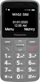 Panasonic KX-TU160 Κινητό Τηλέφωνο με Hands-free, 32MB RAM, 700mAh - Γκρι