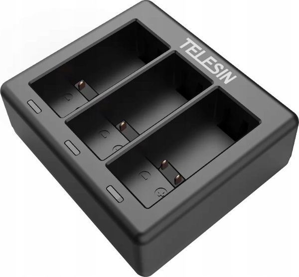 Φορτιστής Telesin για 3 Μπαταρίες GoPro Hero 9 Black, Συμβατός με AHDBT-901, Μικρού Μεγέθους