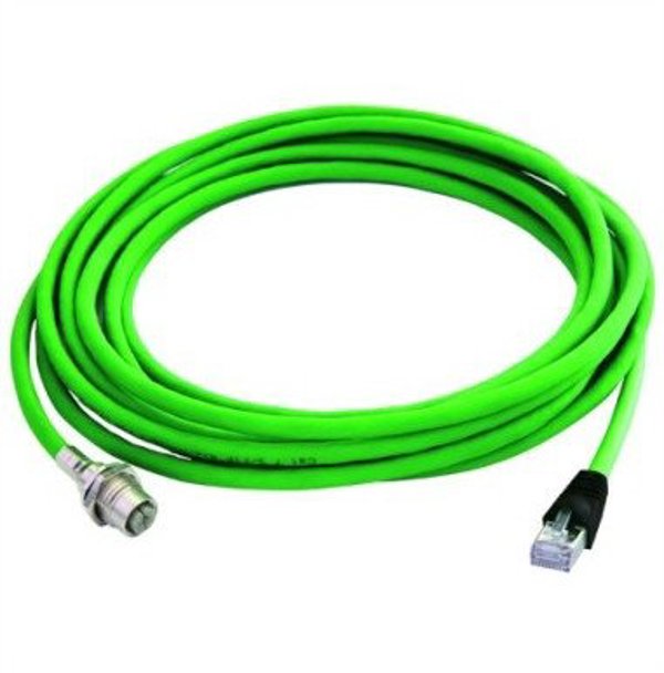 TELEGRTNER STX M12x1-RJ45 VL X-cod. Kat.6A, CS01CP05B-SFTP2607C7-1PUR-A0100, 1 m