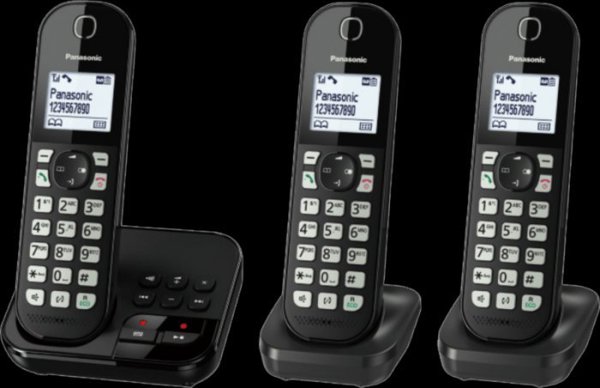 Telefon stacjonarny Panasonic KX-TGC463GB black