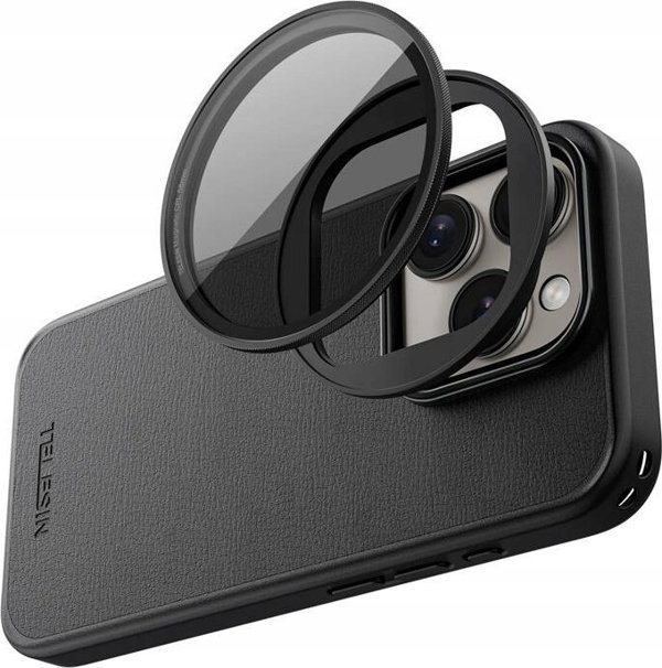 Telesin Φίλτρο VND 58mm για iPhone 15 Pro & Pro Max - Μεταβλητό Φίλτρο Ουδέτερης Πυκνότητας
