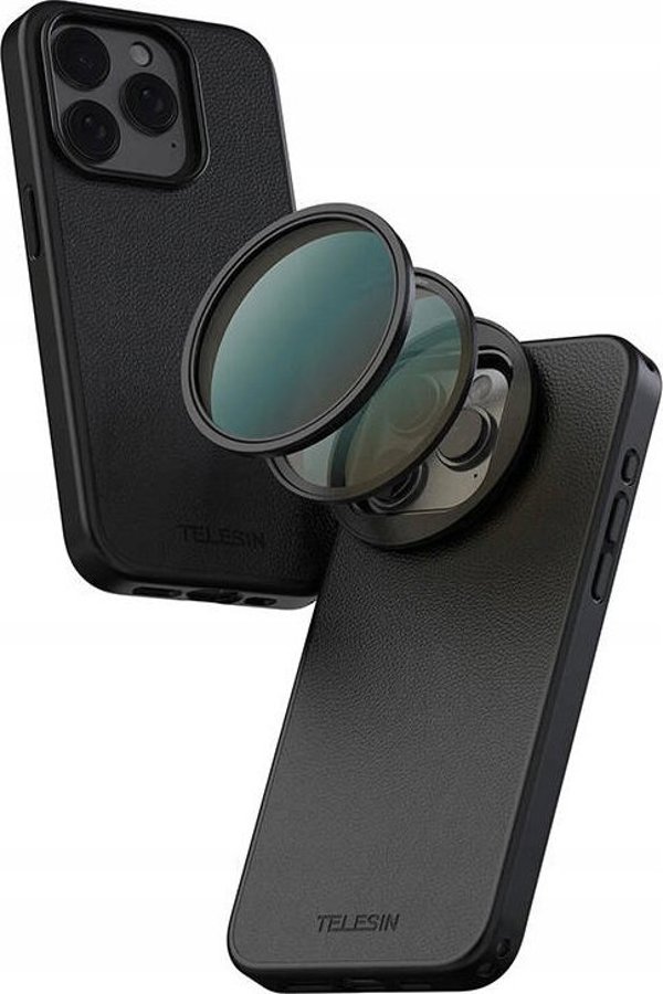 Telesin Φίλτρο VND 58mm για iPhone 15 Pro & Pro Max - Μεταβλητό Φίλτρο Ουδέτερης Πυκνότητας
