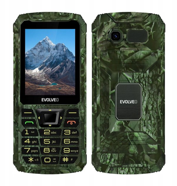 Evolveo StrongPhone Z6 Αδιάβροχο Ανθεκτικό Κινητό Dual SIM Καμουφλάζ