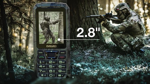 Evolveo StrongPhone Z6 Αδιάβροχο Ανθεκτικό Κινητό Dual SIM Καμουφλάζ