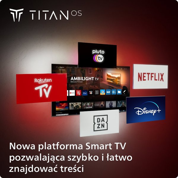 Telewizor Philips Ambilight TV 50PUS8079/12 50“ HDR 4K UHD LED Dolby Atmos TITAN OS​ HDMI 2.1