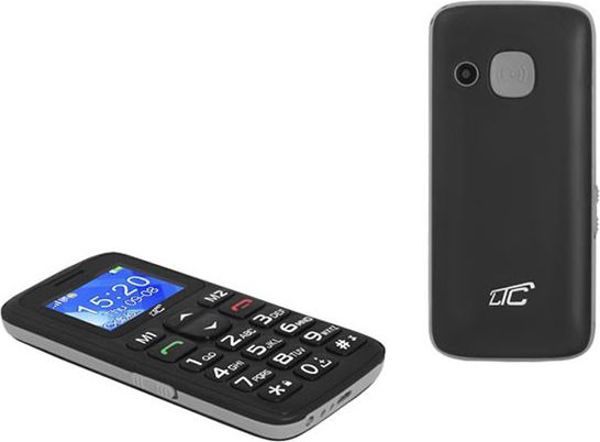 LTC MOB10 Κινητό Τηλέφωνο για Ηλικιωμένους με Μεγάλα Κουμπιά - Μαύρο
