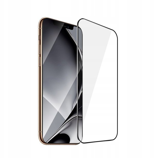 Tempered glass metal frame for iPhone XS Max / 11 Pro Max black frame 5900495756640
