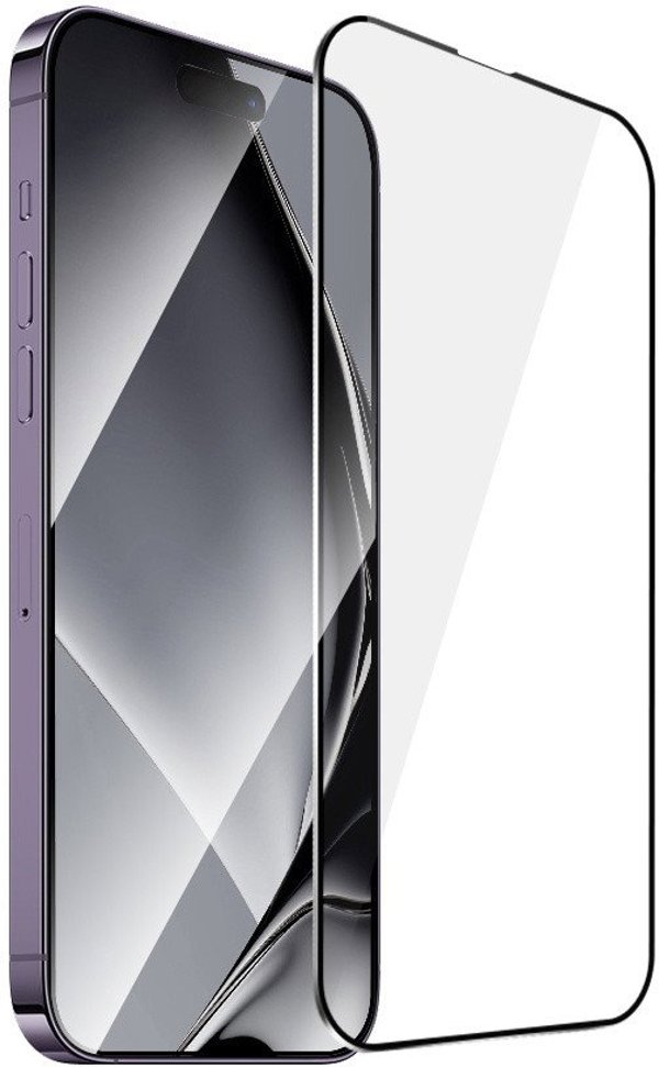 Tempered glass metal frame for iPhone 14 Pro Max 6,7" black frame 5900495756299
