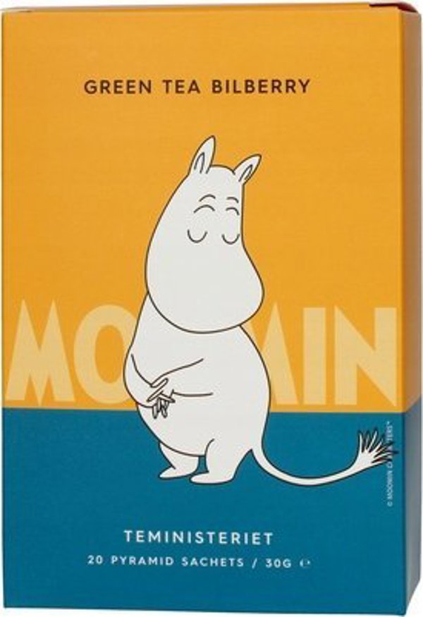 Teministeriet Πράσινο Τσάι Moomin με Μύρτιλο, 20 Πυραμίδες