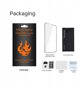 Tempered glass metal frame for Samsung Galaxy A16 4G / A16 5G black frame 5906961939944