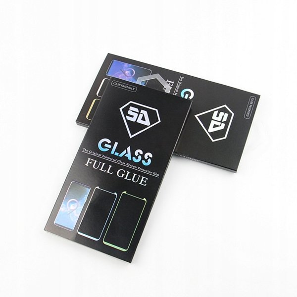 Tempered glass 5D for Realme C61 black frame 5906961905307