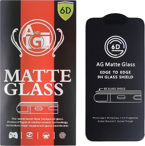 Tempered glass 6D matte for Samsung Galaxy A15 4G / A15 5G black frame 5907457723030