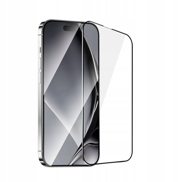 Tempered glass metal frame for iPhone 14 Pro 6,1" black frame 5900495756282