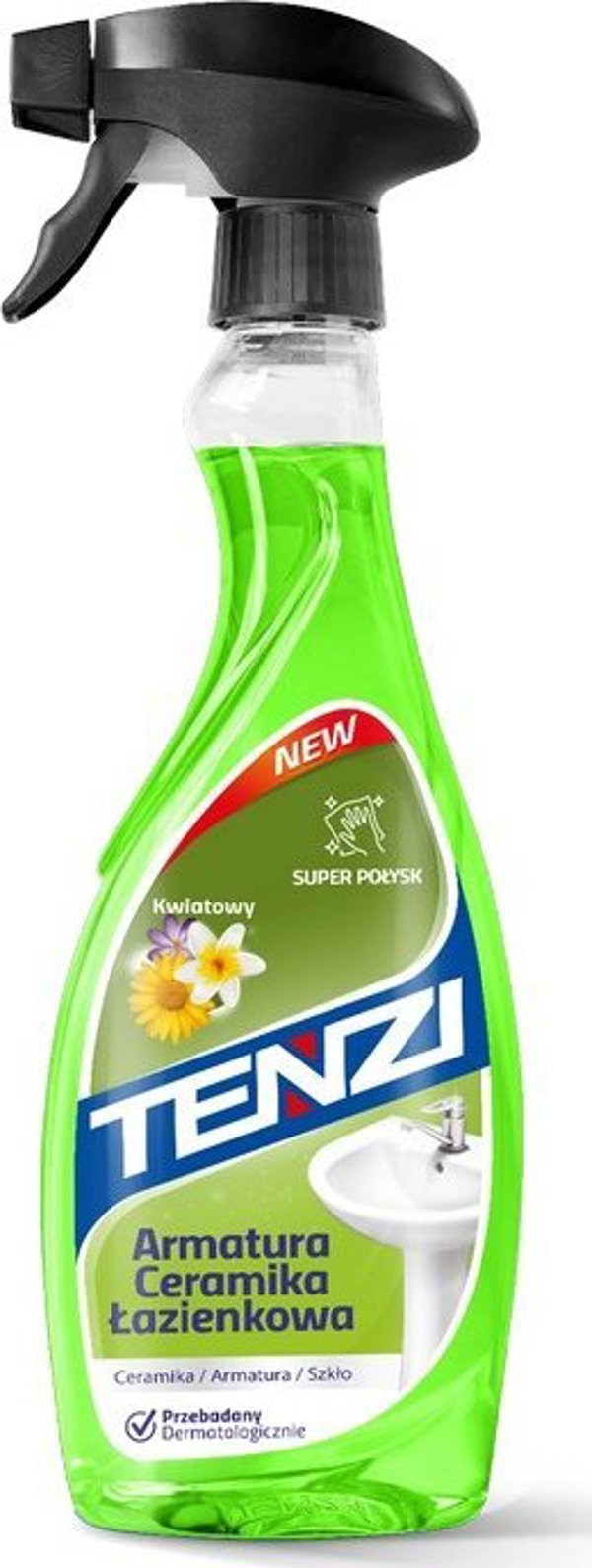 Tenzi ΚΑΘΑΡΙΣΤΙΚΟ ΓΙΑ ΜΠΑΤΑΡΙΕΣ ΚΑΙ ΚΕΡΑΜΙΚΑ ΜΠΑΝΙΟΥ 0.5L HOME PRO