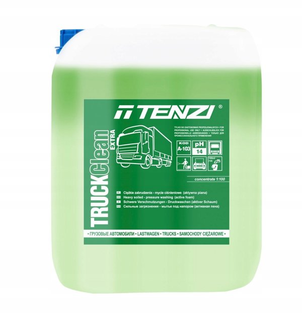 Tenzi Truck Clean - Ενεργός Αφρός Καθαρισμού Φορτηγών & Οχημάτων Βαρέως Τύπου, 10L