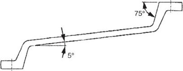 Γωνιακό Κλειδί Διπλής Όψης Teng Tools 14 x 15 mm, Επαγγελματικό Εργαλείο Χειρός (111960506)