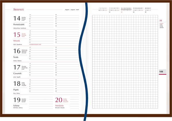Ημερολόγιο Agenda A5, Σχήματα (T-Agenda-02)