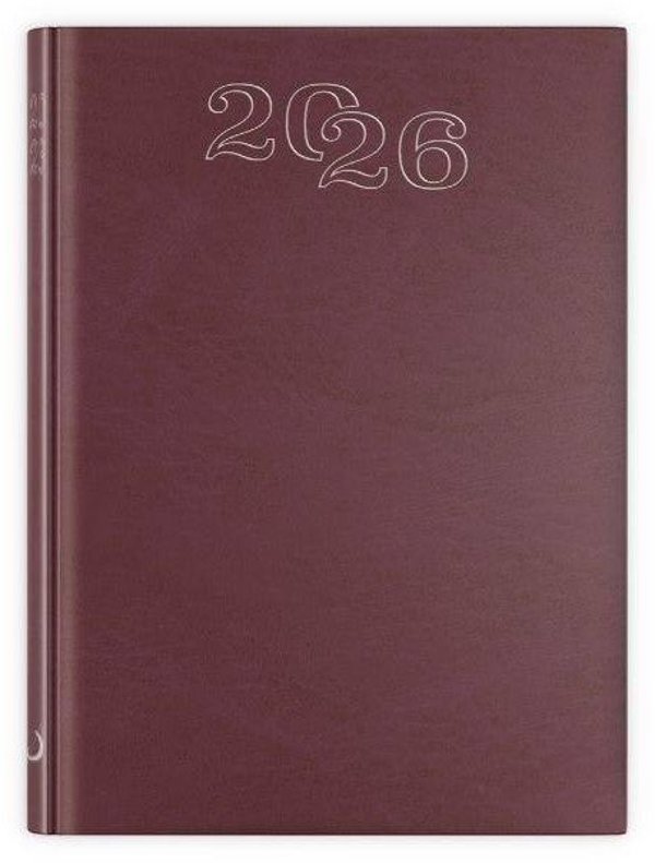 Terminarz 2026 B6 standard bordowy EDUKAMP