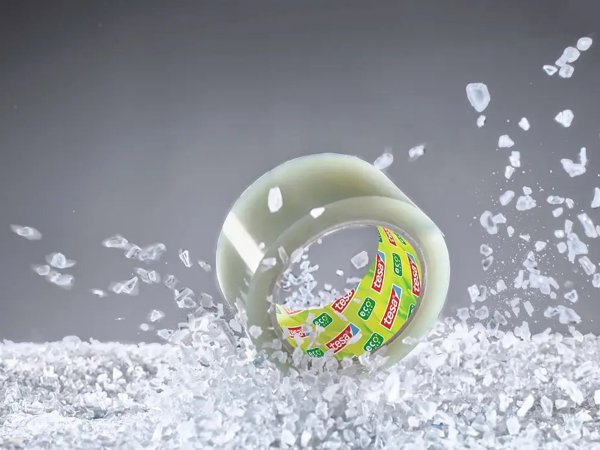 Tesa Tesapack Eco Αυτοκόλλητη Ταινία Συσκευασίας, Πολύ Ισχυρή, Καφέ, 66m x 50mm, 58299