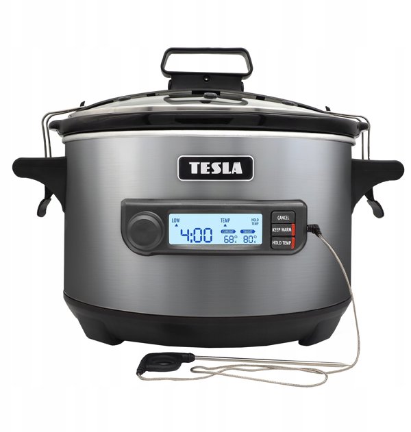 TESLA SlowCook S900 Plus Wolnowar z sonda temperatury