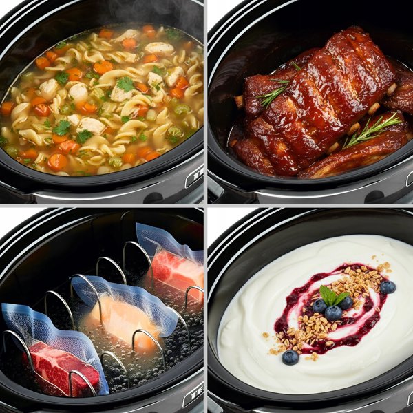TESLA SlowCook S900 Plus Wolnowar z sonda temperatury